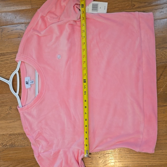 JUICY COUTURE WOMEN'S JUNIOR PINK LONG SLEEVE VELVETEEN PULLOVER CREWNECK XXL - Picture 10 of 16